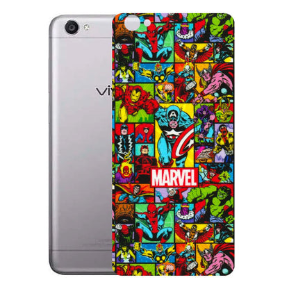 VIVO Y Series Phone Skins (All Models) - MARVELOUS Comic Characters - 3D Embossed Finish (L-129) Vivo Y55