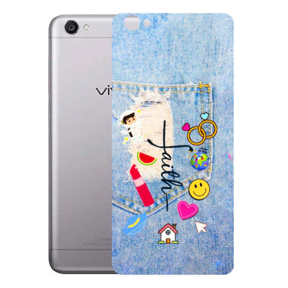 VIVO Y Series Phone Skins (All Models) - Denim Jeans Pocket - 3D Embossed Finish (L-134) Vivo Y55