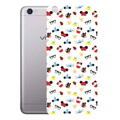 VIVO Y Series Phone Skins (All Models) - Minnie Mouse & Donald Doodles s - 3D Embossed Finish (L-194) Vivo Y55
