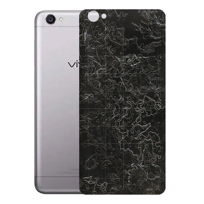 VIVO Y Series Phone Skins (All Models) - Black map Texture - 3D Embossed Finish (L-201) Vivo Y55