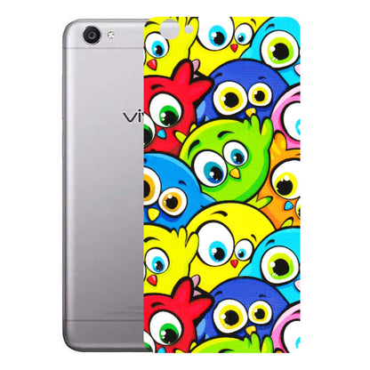 VIVO Y Series Phone Skins (All Models) - Cute Fluffy Birds - 3D Embossed Finish (L-213) Vivo Y55