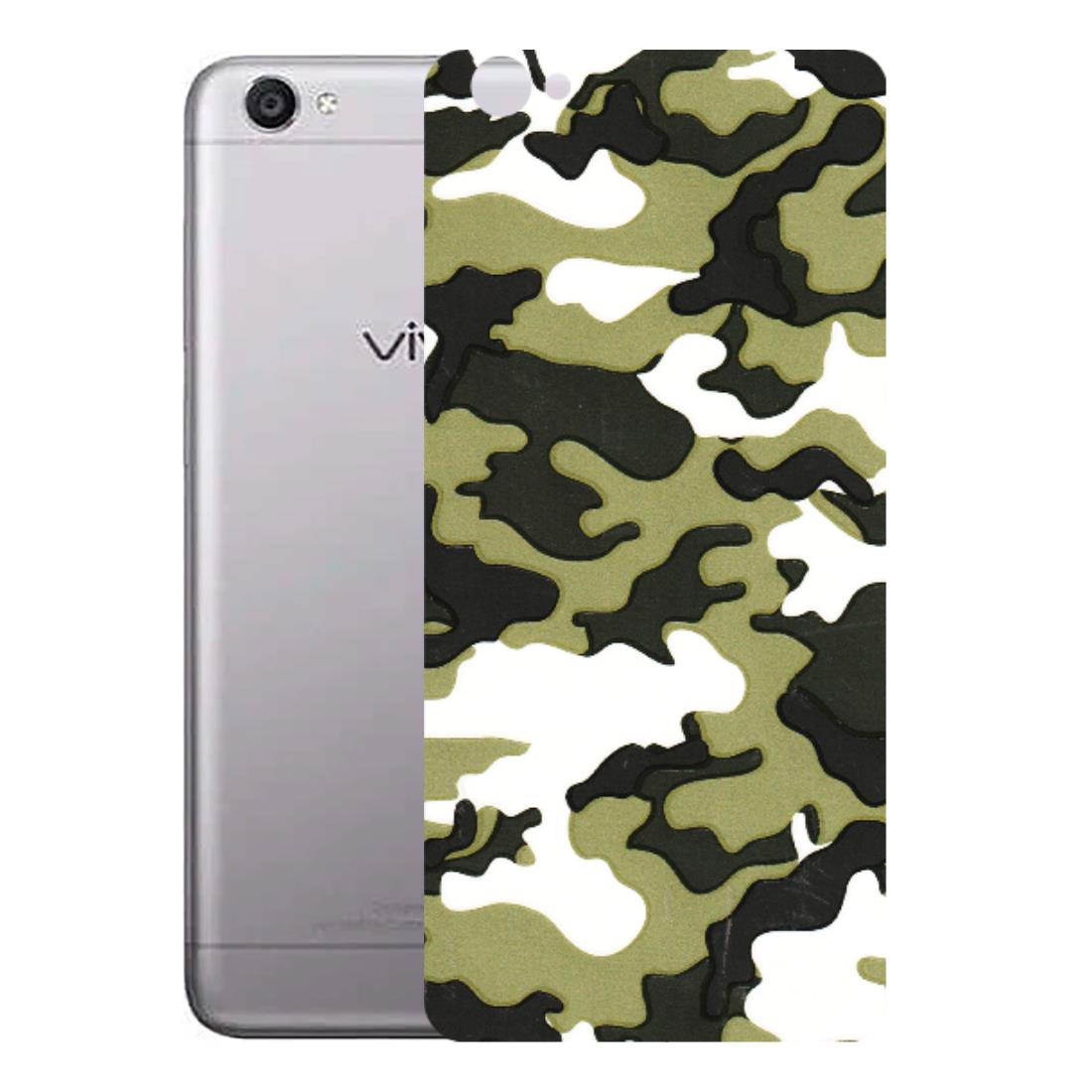 VIVO Y Series Phone Skins (All Models) - Camouflages White And Green - 3D Embossed Finish (L-243) Vivo Y55