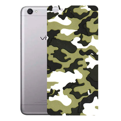 VIVO Y Series Phone Skins (All Models) - Camouflages White And Green - 3D Embossed Finish (L-243) Vivo Y55