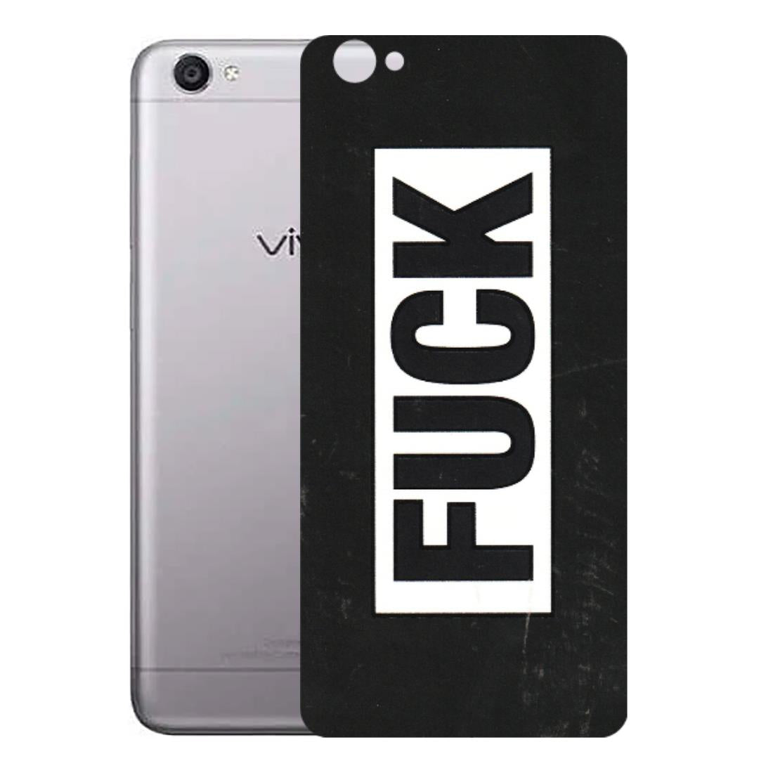 VIVO Y Series Phone Skins (All Models) - The F Word - 3D Embossed Finish (L-255) Vivo Y55