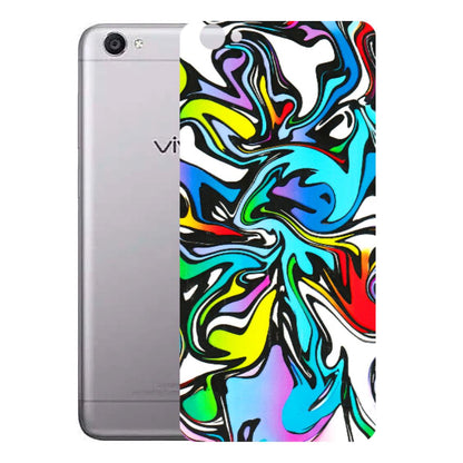 VIVO Y Series Phone Skins (All Models) - Abstract Colour Paints - 3D Embossed Finish (L-271) Vivo Y55