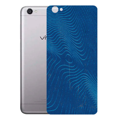 VIVO Y Series Phone Skins (All Models) - Abstract Blue Line Map - 3D Embossed Finish (L-272) Vivo Y55