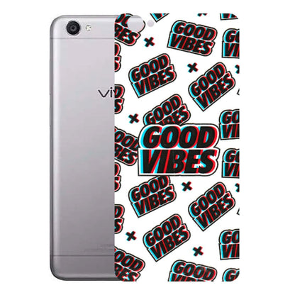 VIVO Y Series Phone Skins (All Models) - Good Vibes - 3D Embossed Finish (L-282) Vivo Y55