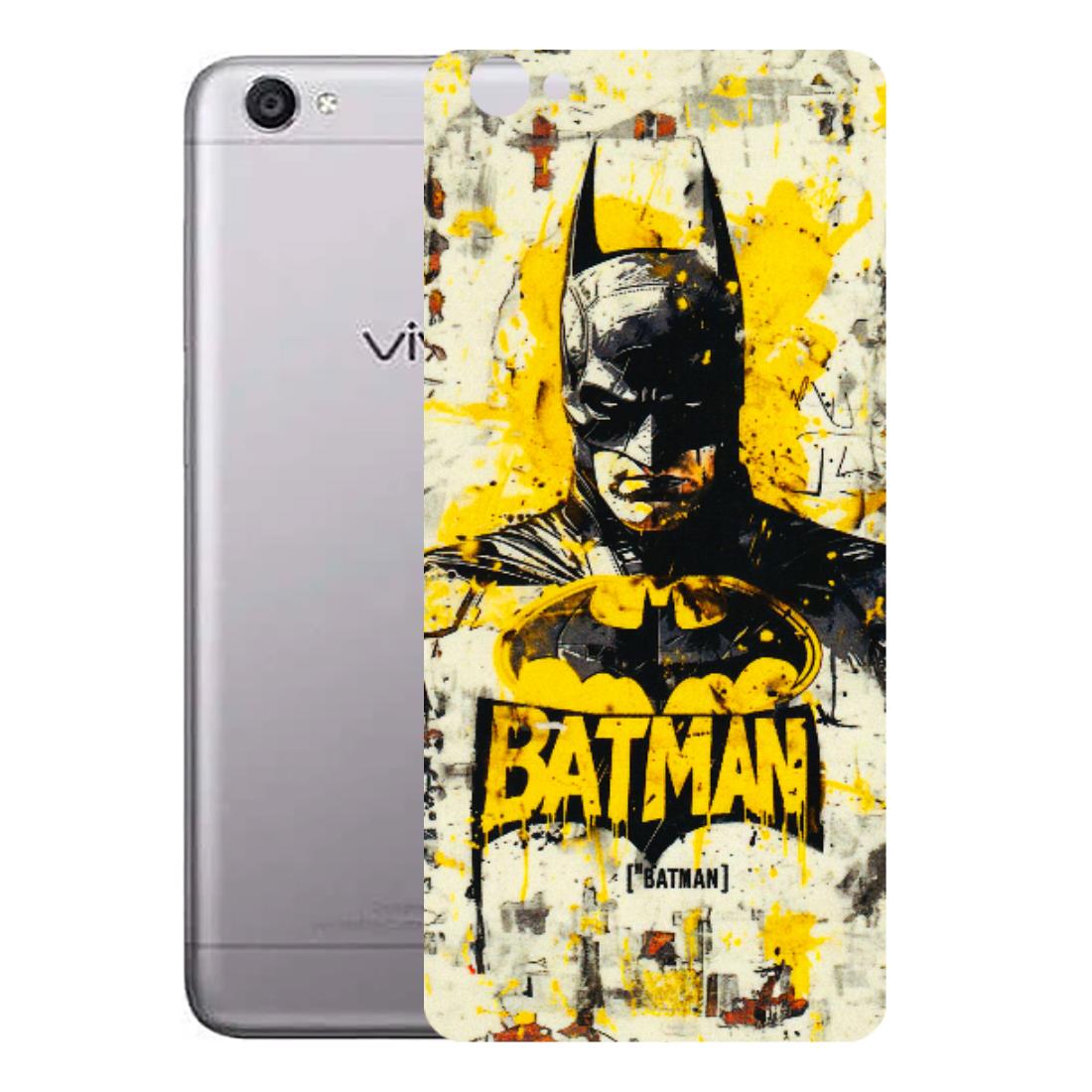 VIVO Y Series Phone Skins (All Models) - Batman Yellow BT - 3D Embossed Finish (L-304) Vivo Y55