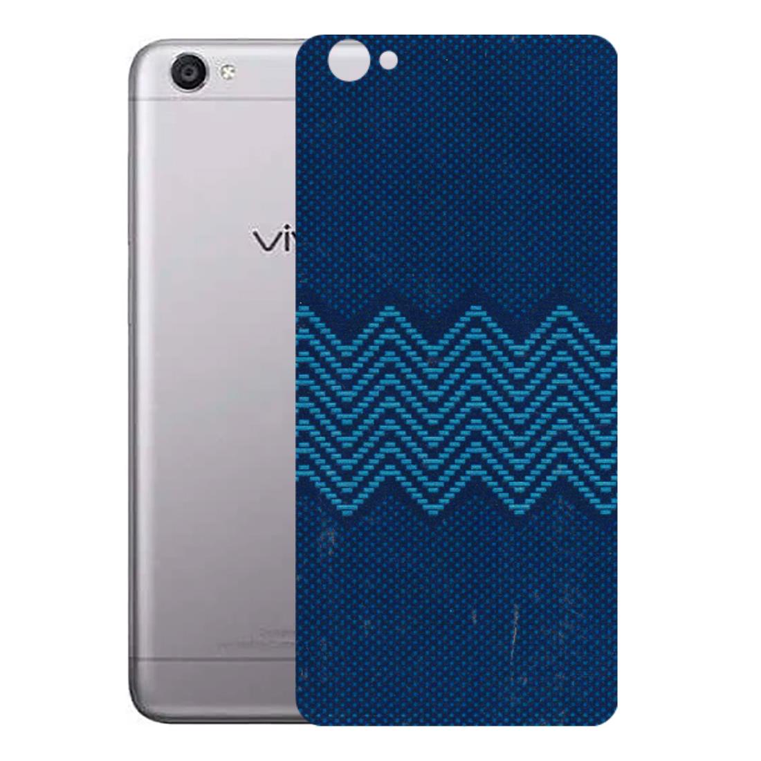 VIVO Y Series Phone Skins (All Models) - Blue Sober Waves - 3D Embossed Finish (L-306) Vivo Y55