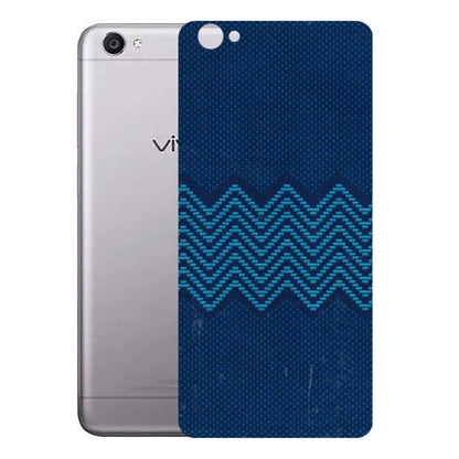 VIVO Y Series Phone Skins (All Models) - Blue Sober Waves - 3D Embossed Finish (L-306) Vivo Y55