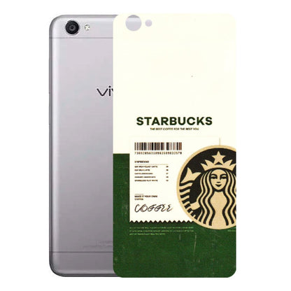 VIVO Y Series Phone Skins (All Models) - Starbucks Barcode - 3D Embossed Finish (L-308) Vivo Y55