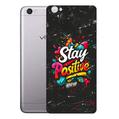 VIVO Y Series Phone Skins (All Models) - Stay Positive Black - 3D Embossed Finish (L-31) Vivo Y55