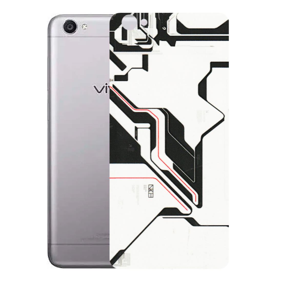 VIVO Y Series Phone Skins (All Models) - White Techy Logo - 3D Embossed Finish (L-312) Vivo Y55