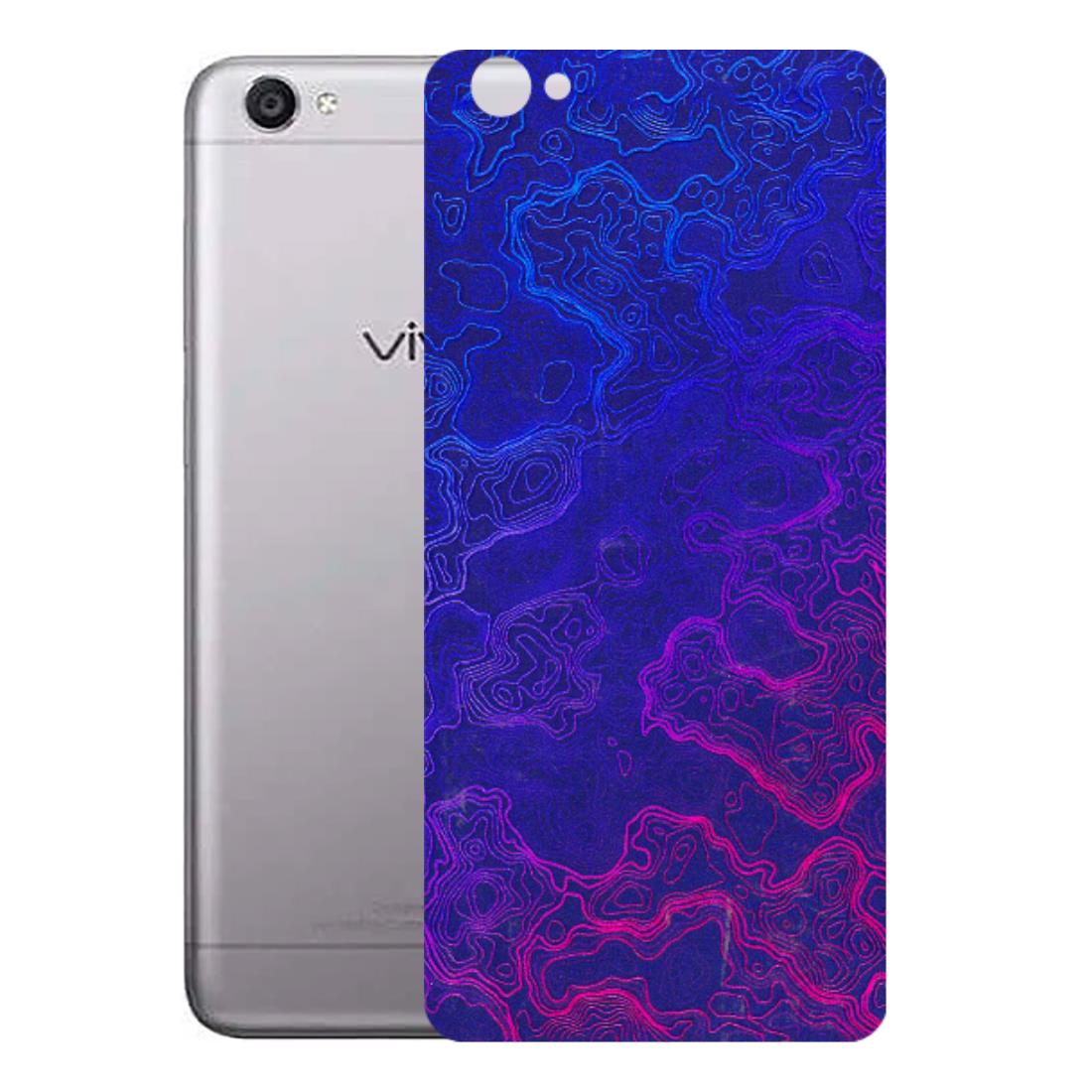 VIVO Y Series Phone Skins (All Models) - Purple Ripples Swirl - 3D Embossed Finish (L-314) Vivo Y55