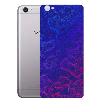 VIVO Y Series Phone Skins (All Models) - Purple Ripples Swirl - 3D Embossed Finish (L-314) Vivo Y55