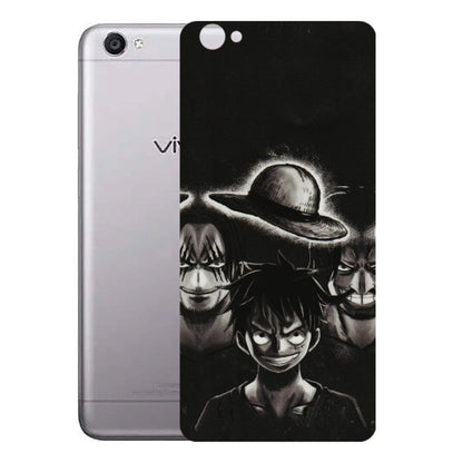 VIVO Y Series Phone Skins (All Models) - Black Luffy Hat - 3D Embossed Finish (L-57) Vivo Y55