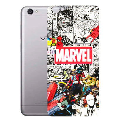 VIVO Y Series Phone Skins (All Models) - Marvel Colorful Comic - 3D Embossed Finish (L-64) Vivo Y55