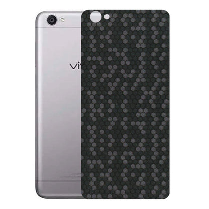 VIVO Y Series Phone Skins (All Models) - Black Grey Honeycomb Sober - 3D Embossed Finish (L-85) Vivo Y55