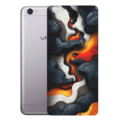 VIVO Y Series Phone Skins (All Models) - Abstract Volcanic Layers - Matte Finish (M-52) Vivo Y55