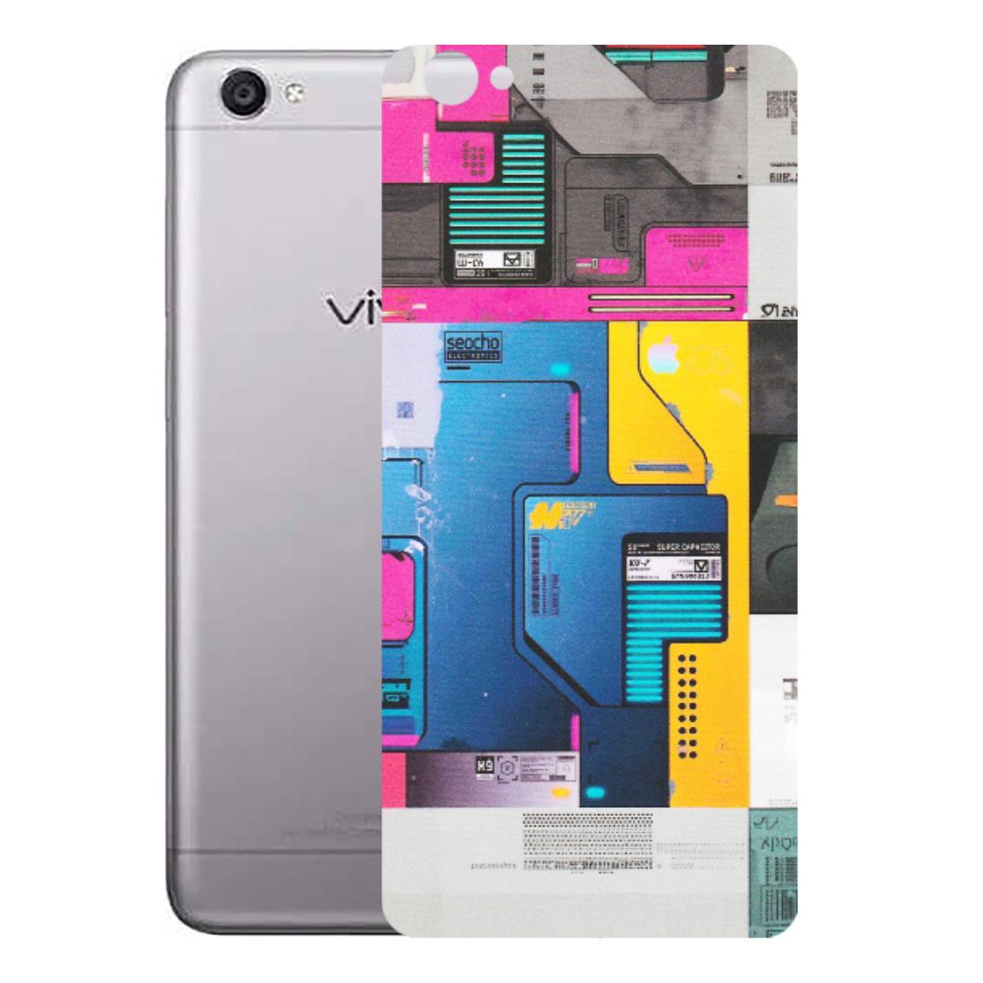 VIVO Y Series Phone Skins (All Models) - Colourfull Motherboard Internals - Matte Finish (M-55) Vivo Y55
