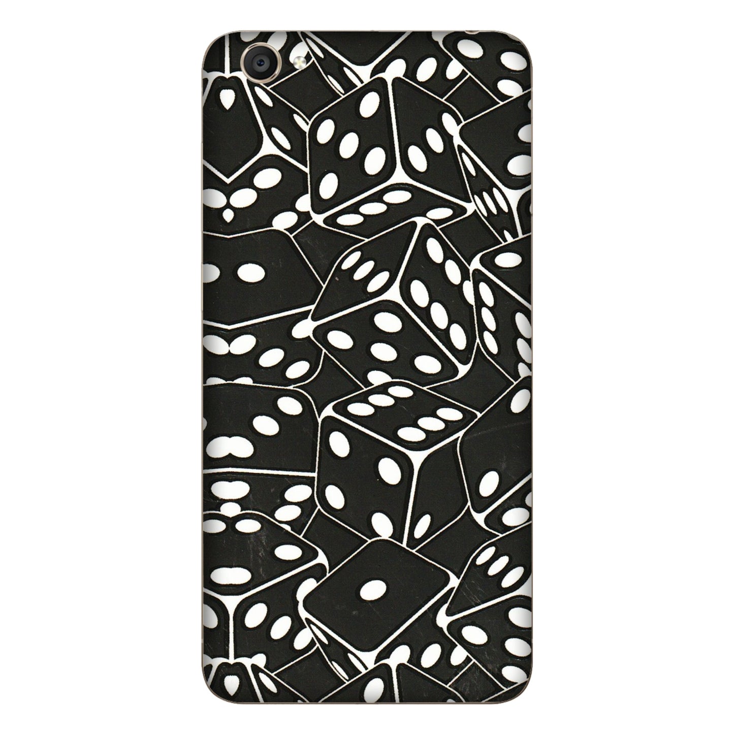 VIVO Y Series Phone Skins (All Models) - Big Black Dices - 3D Embossed Finish (L-106) Vivo Y55S