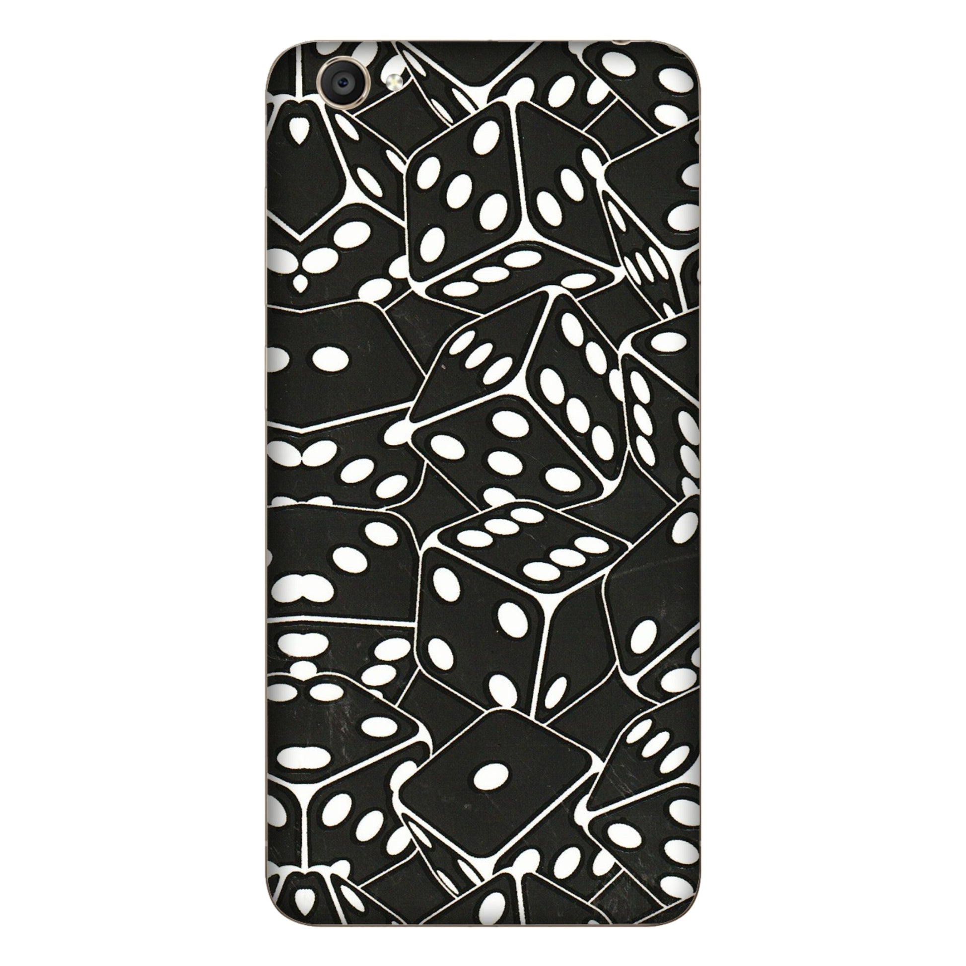 VIVO Y Series Phone Skins (All Models) - Big Black Dices - 3D Embossed Finish (L-106) Vivo Y55S