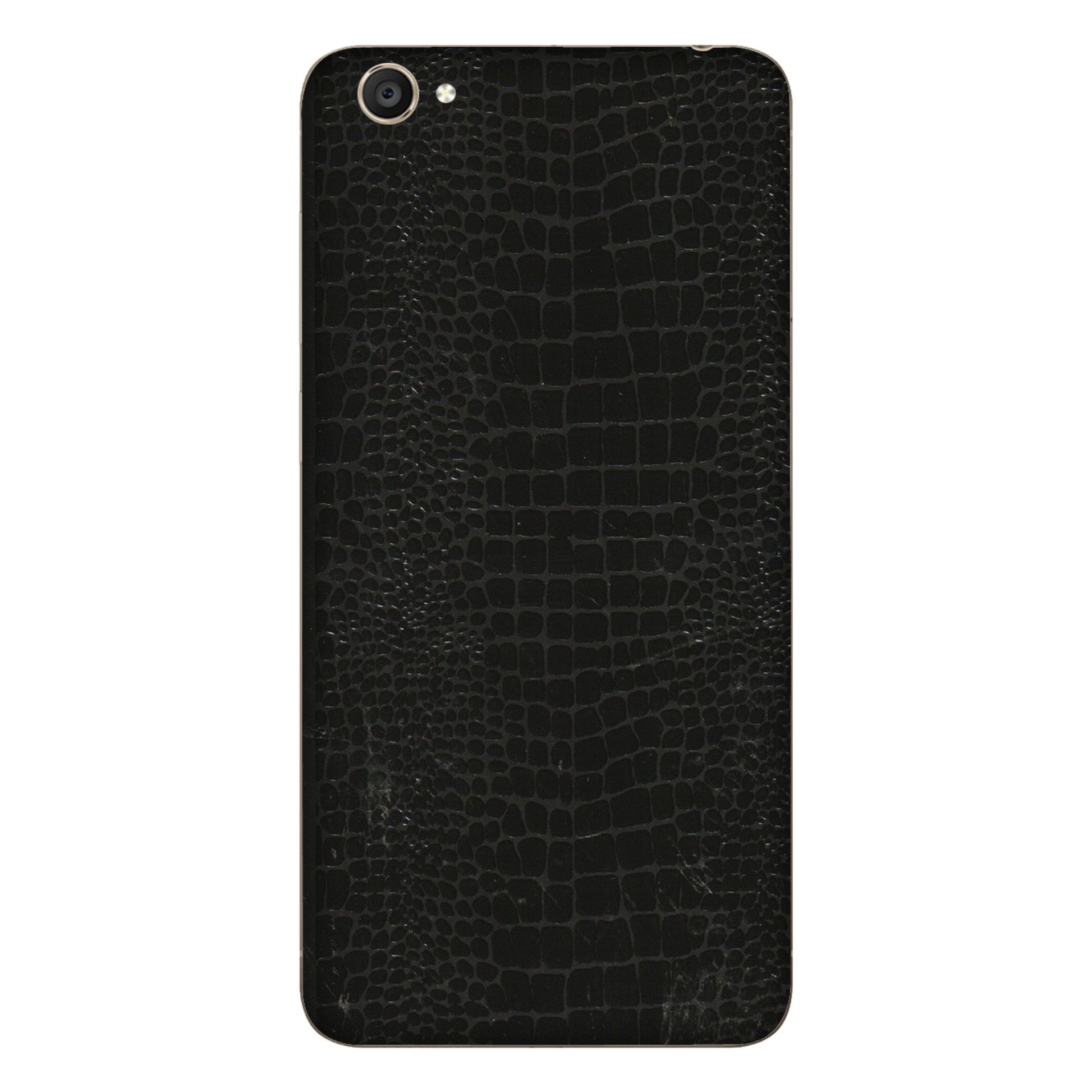 VIVO Y Series Phone Skins (All Models) - Snake Leather Black - 3D Embossed Finish (L-107) Vivo Y55S