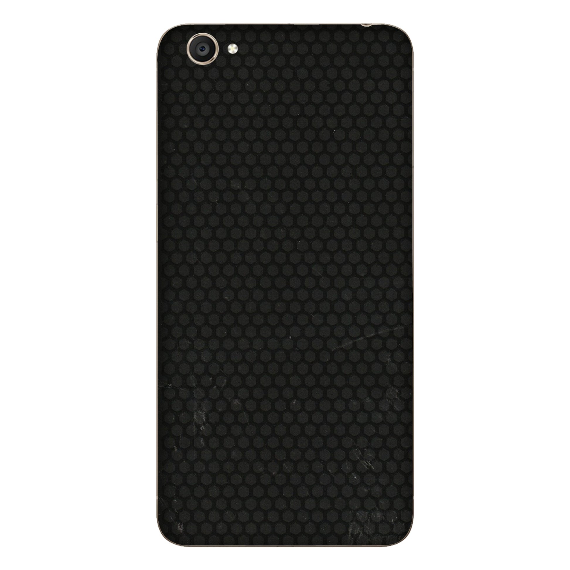 VIVO Y Series Phone Skins (All Models) - Black honeycomb - 3D Embossed Finish (L-114) Vivo Y55S