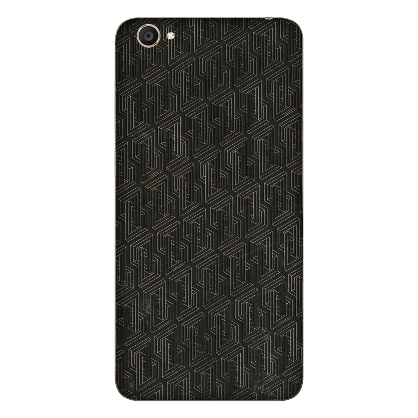 VIVO Y Series Phone Skins (All Models) - Black Abstract Pattern - 3D Embossed Finish (L-117) Vivo Y55S