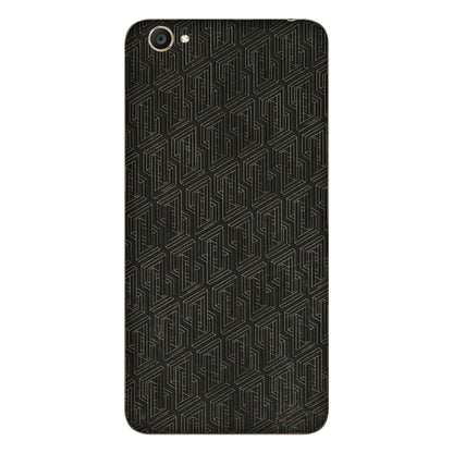 VIVO Y Series Phone Skins (All Models) - Black Abstract Pattern - 3D Embossed Finish (L-117) Vivo Y55S