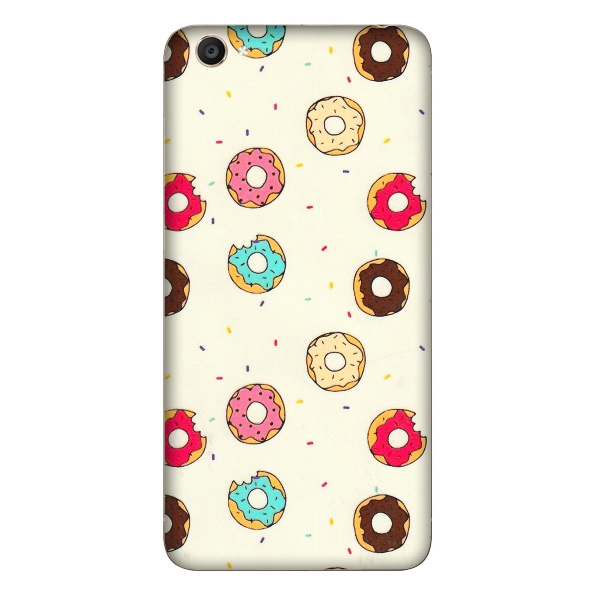 VIVO Y Series Phone Skins (All Models) - Mini Donuts Doodle Art - 3D Embossed Finish (L-122) Vivo Y55S