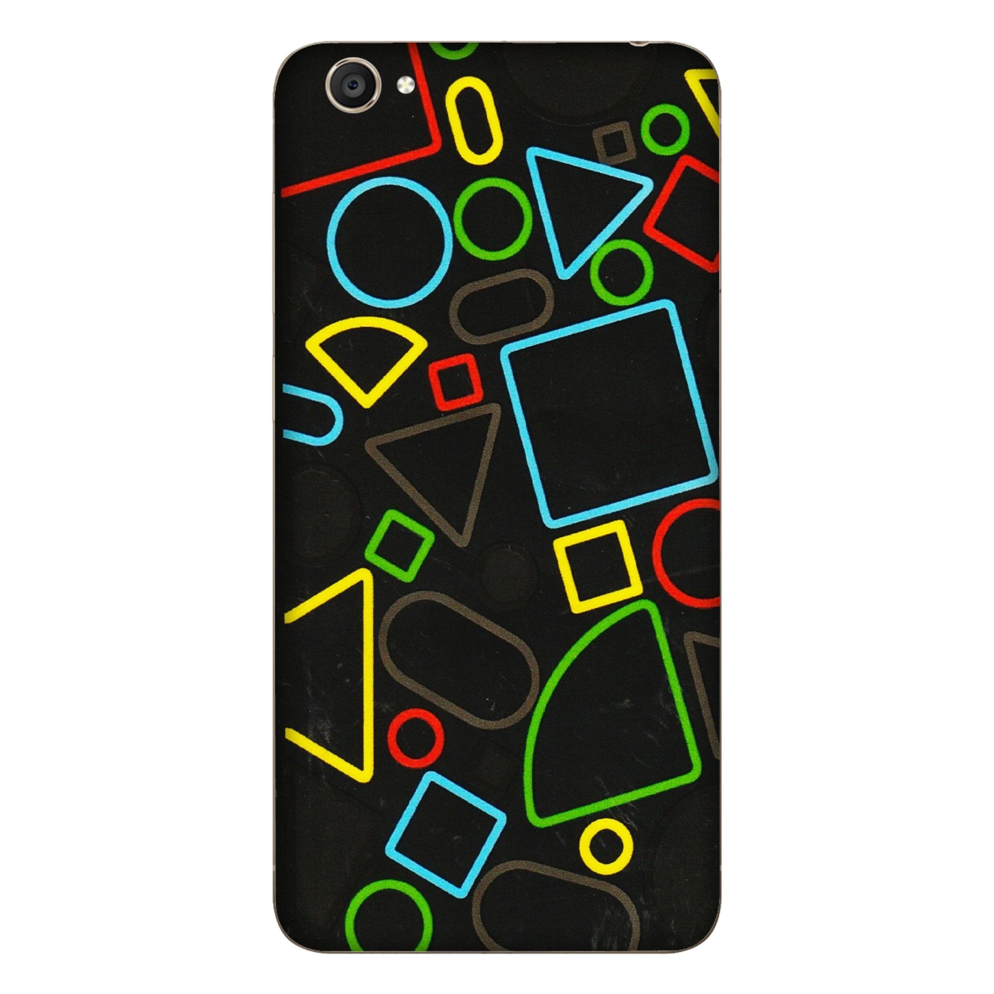 VIVO Y Series Phone Skins (All Models) - Black Shapes - 3D Embossed Finish (L-131) Vivo Y55S