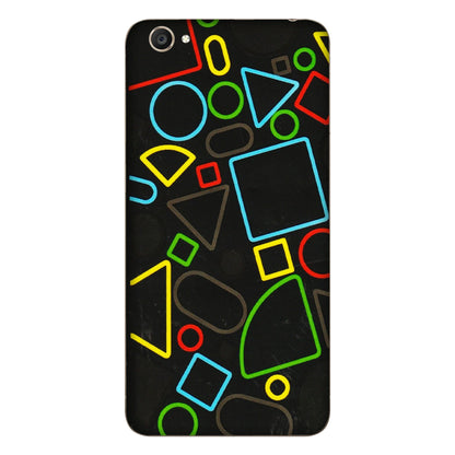 VIVO Y Series Phone Skins (All Models) - Black Shapes - 3D Embossed Finish (L-131) Vivo Y55S