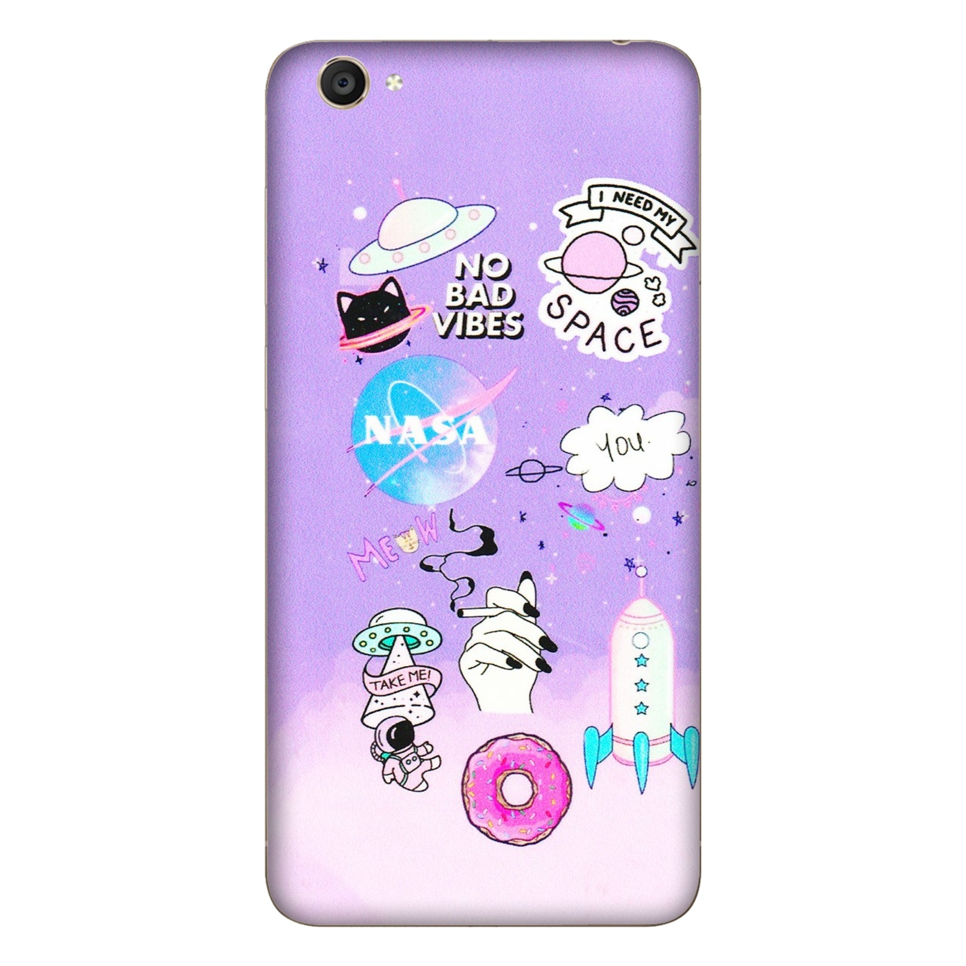 VIVO Y Series Phone Skins (All Models) - I Need My Nasa Skin - 3D Embossed Finish (L-149) Vivo Y55S