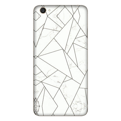 VIVO Y Series Phone Skins (All Models) - Luxury White Marble Effect - 3D Embossed Finish (L-168) Vivo Y55S