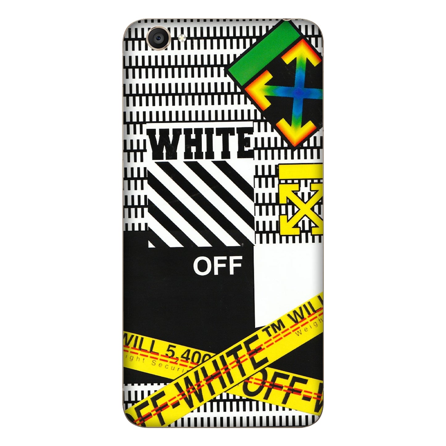 VIVO Y Series Phone Skins (All Models) - White Off Abstract - 3D Embossed Finish (L-172) Vivo Y55S