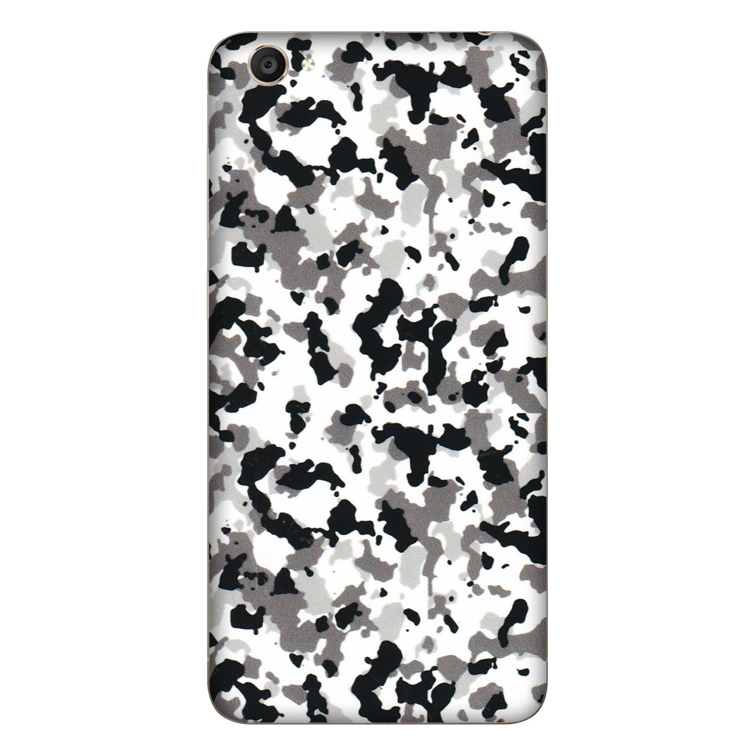 VIVO Y Series Phone Skins (All Models) - White Black Camouflage - 3D Embossed Finish (L-18) Vivo Y55S
