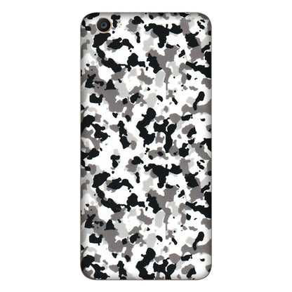 VIVO Y Series Phone Skins (All Models) - White Black Camouflage - 3D Embossed Finish (L-18) Vivo Y55S