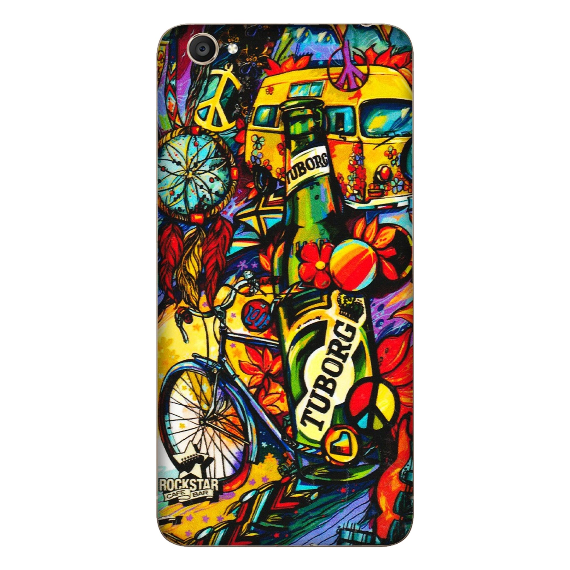 VIVO Y Series Phone Skins (All Models) - Cool Beer Bottle - 3D Embossed Finish (L-193) Vivo Y55S