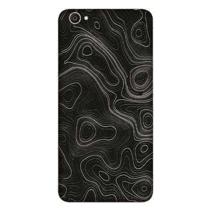 VIVO Y Series Phone Skins (All Models) - Black Swirl - 3D Embossed Finish (L-196) Vivo Y55S