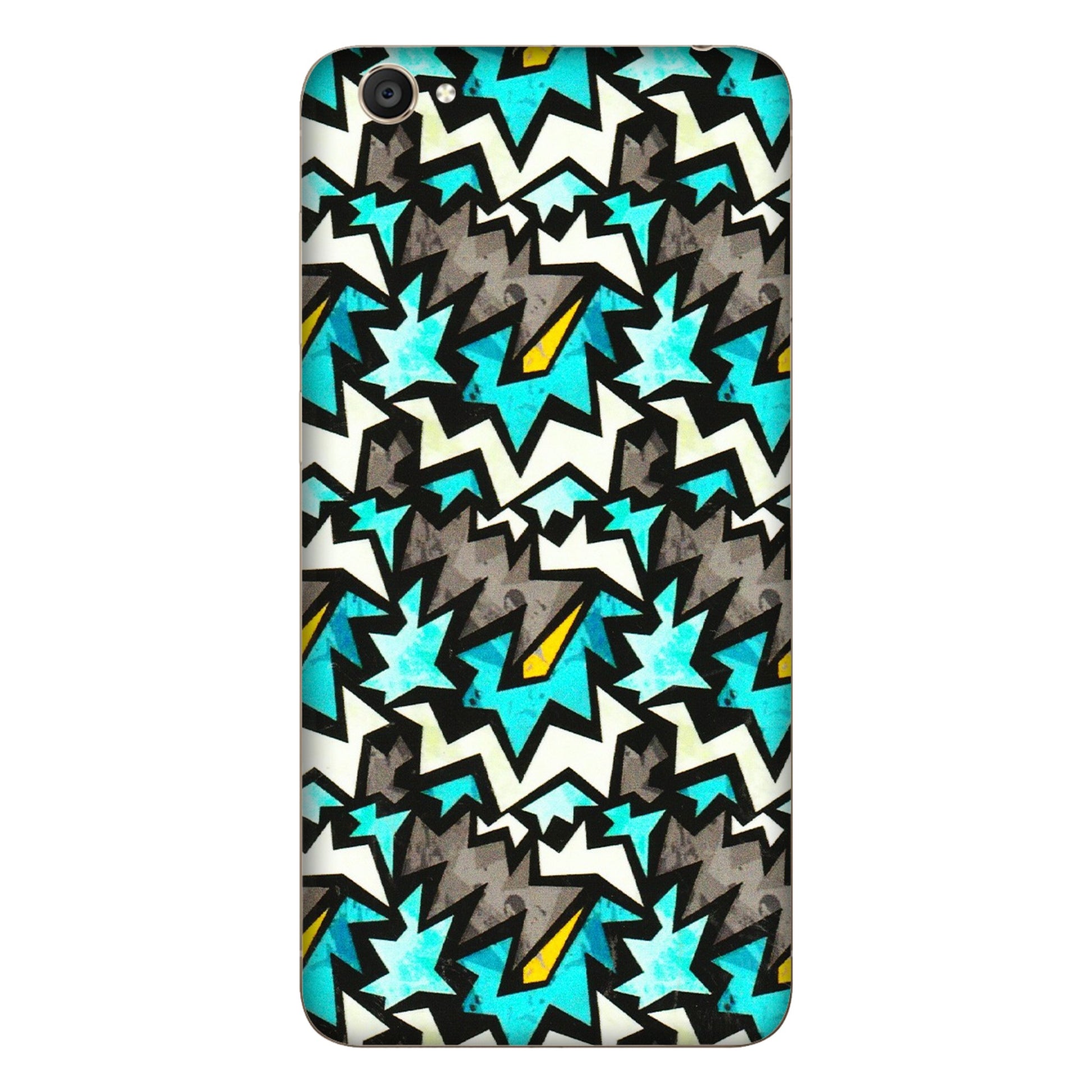 VIVO Y Series Phone Skins (All Models) - Funky Zig Zag - 3D Embossed Finish (L-223) Vivo Y55S