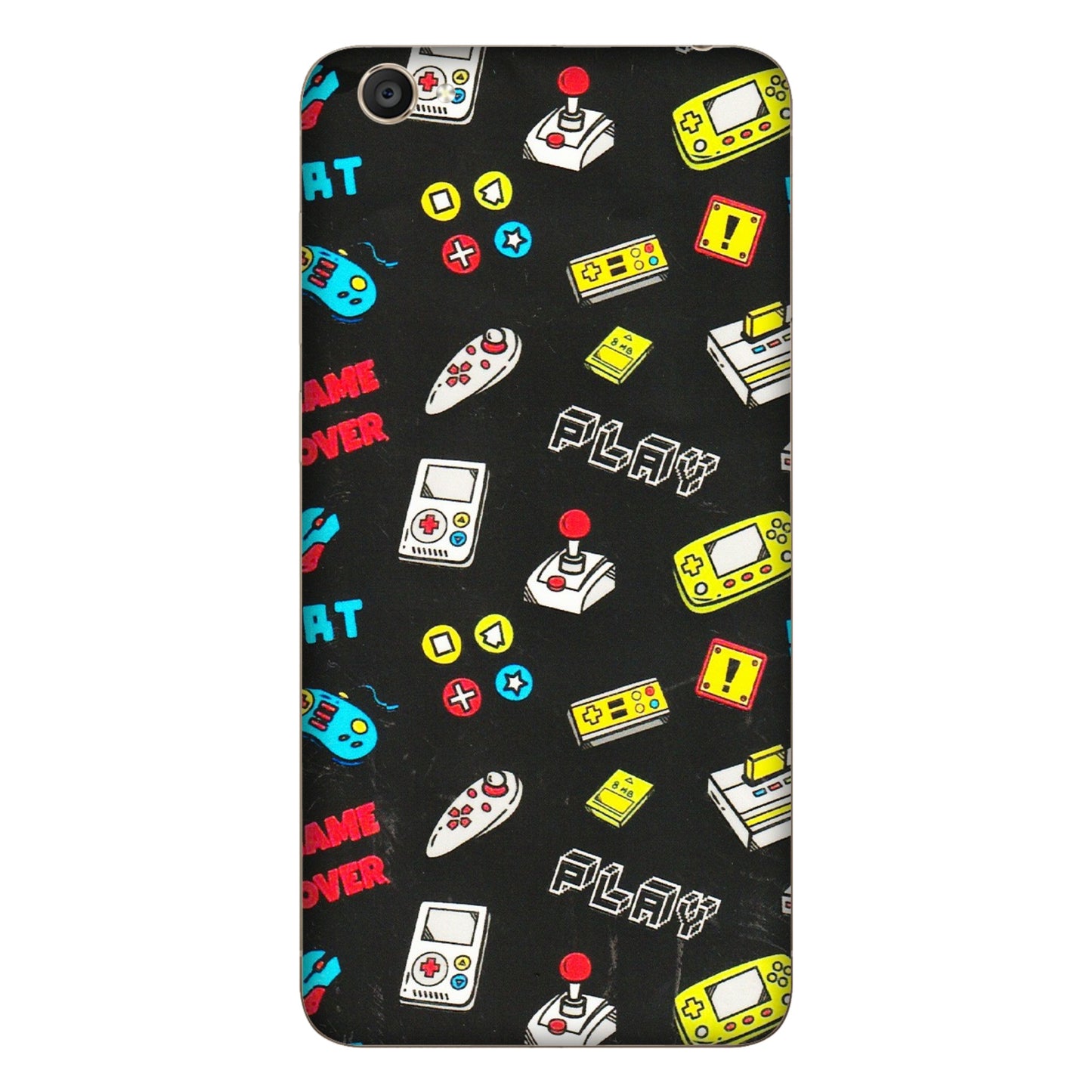 VIVO Y Series Phone Skins (All Models) - Gaming Doodles - 3D Embossed Finish (L-224) Vivo Y55S