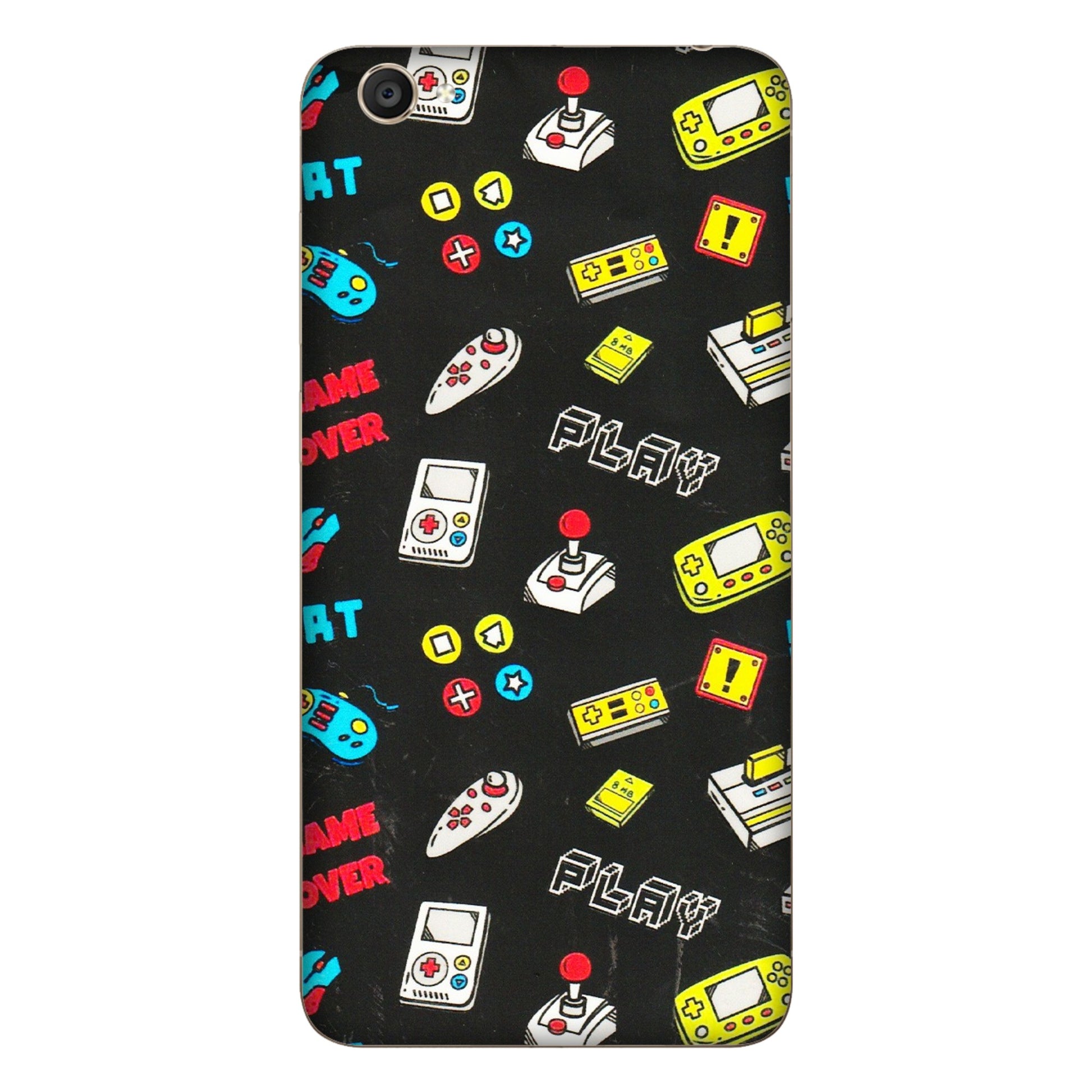 VIVO Y Series Phone Skins (All Models) - Gaming Doodles - 3D Embossed Finish (L-224) Vivo Y55S