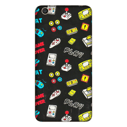 VIVO Y Series Phone Skins (All Models) - Gaming Doodles - 3D Embossed Finish (L-224) Vivo Y55S