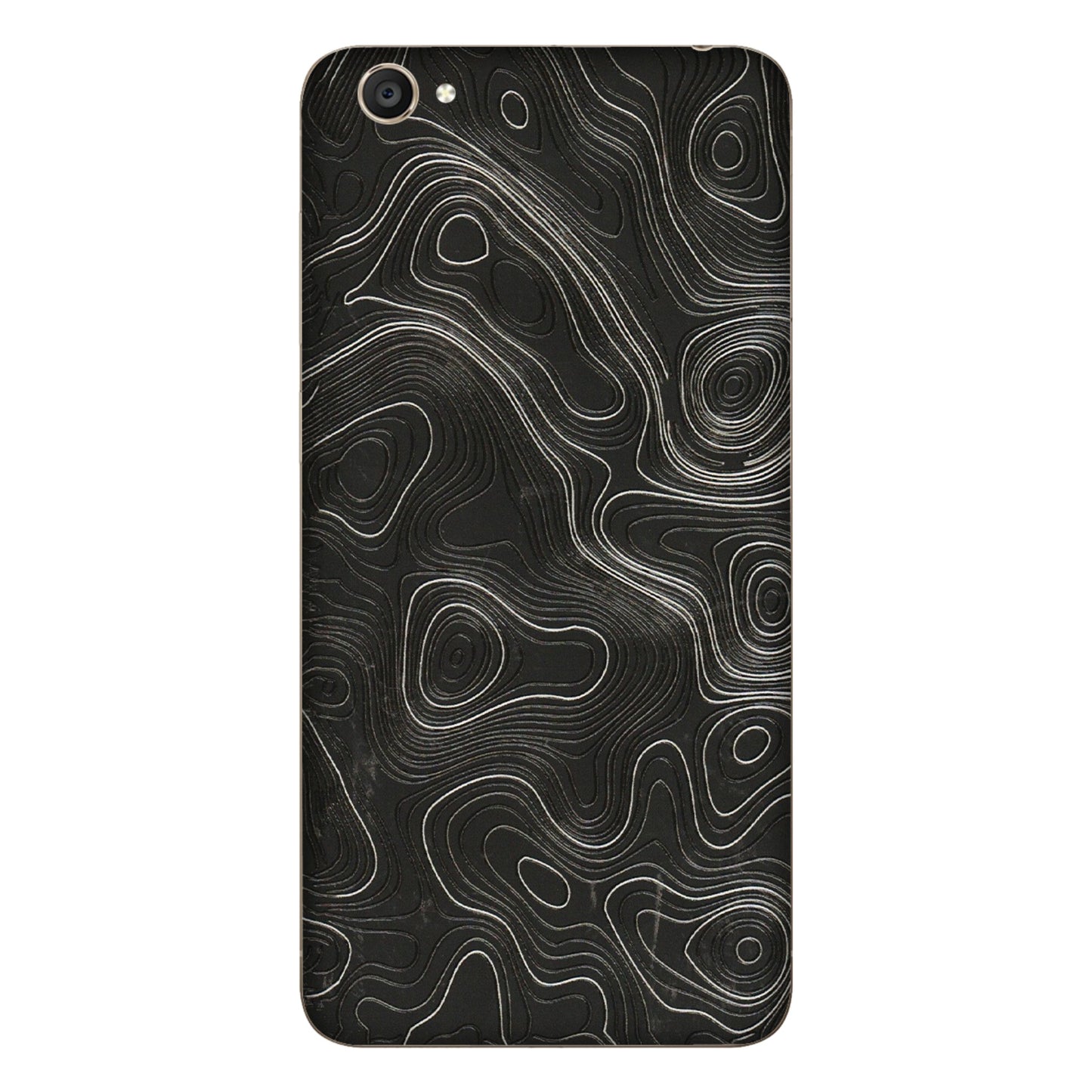 VIVO Y Series Phone Skins (All Models) - Abstract White Line Map - 3D Embossed Finish (L-269) Vivo Y55S