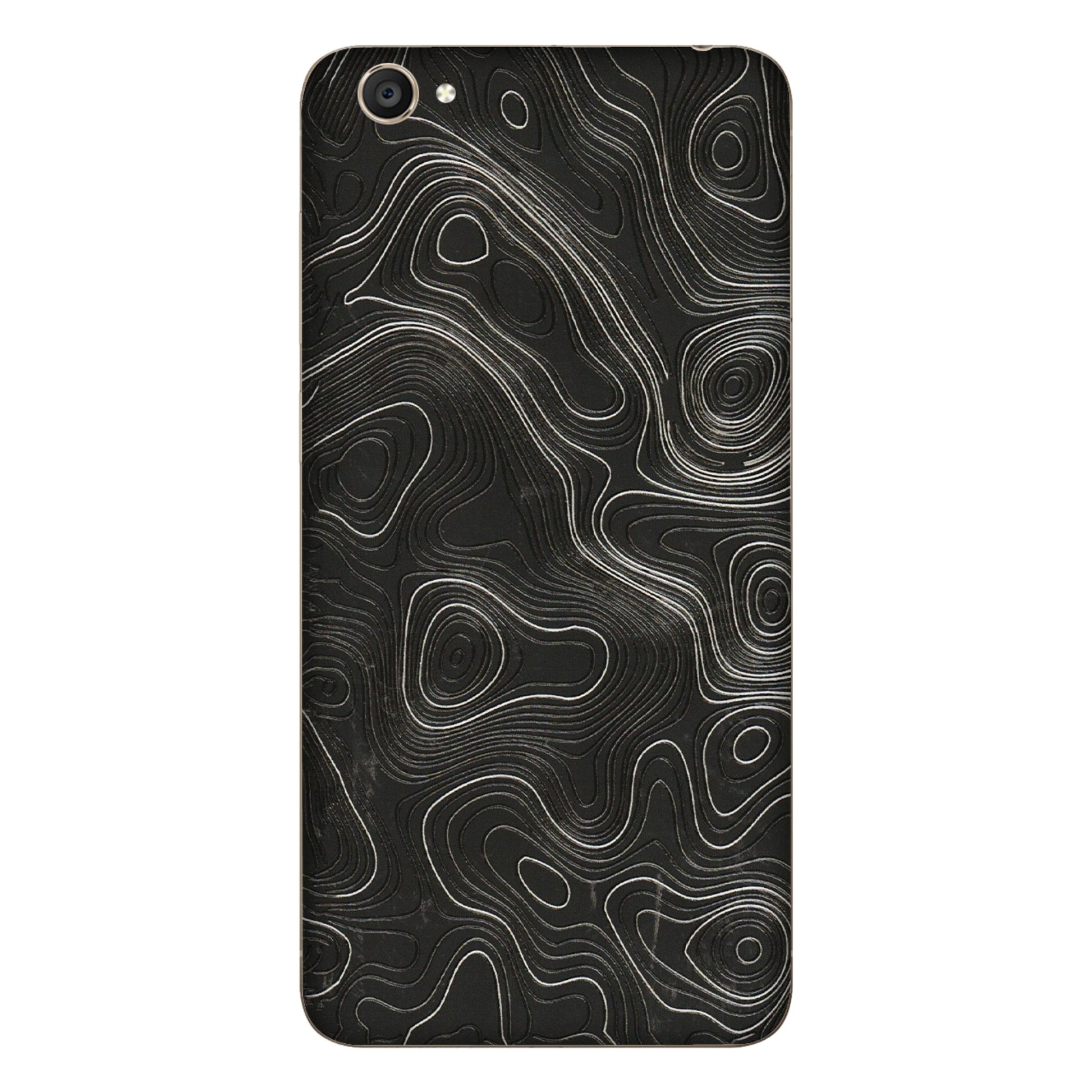 VIVO Y Series Phone Skins (All Models) - Abstract White Line Map - 3D Embossed Finish (L-269) Vivo Y55S