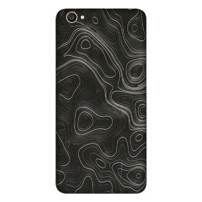 VIVO Y Series Phone Skins (All Models) - Abstract White Line Map - 3D Embossed Finish (L-269) Vivo Y55S