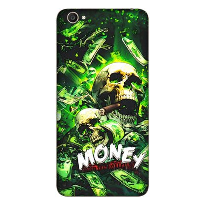 VIVO Y Series Phone Skins (All Models) - Skull Money - 3D Embossed Finish (L-303) Vivo Y55S