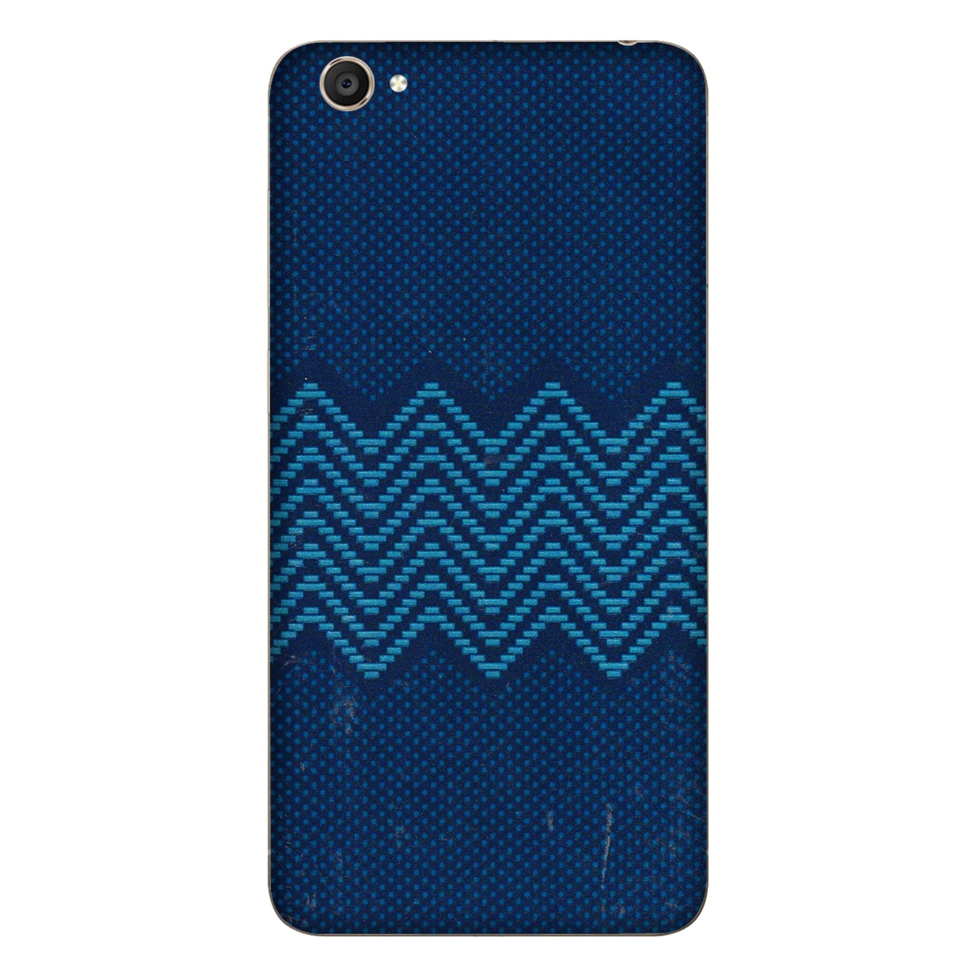 VIVO Y Series Phone Skins (All Models) - Blue Sober Waves - 3D Embossed Finish (L-306) Vivo Y55S
