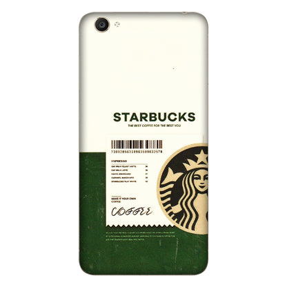 VIVO Y Series Phone Skins (All Models) - Starbucks Barcode - 3D Embossed Finish (L-308) Vivo Y55S